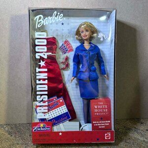 Mattel 1999 “President 2000” Barbie Doll *NEW*